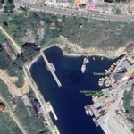 Foto Limioni Navy Base Satellite Image Copy right by Google